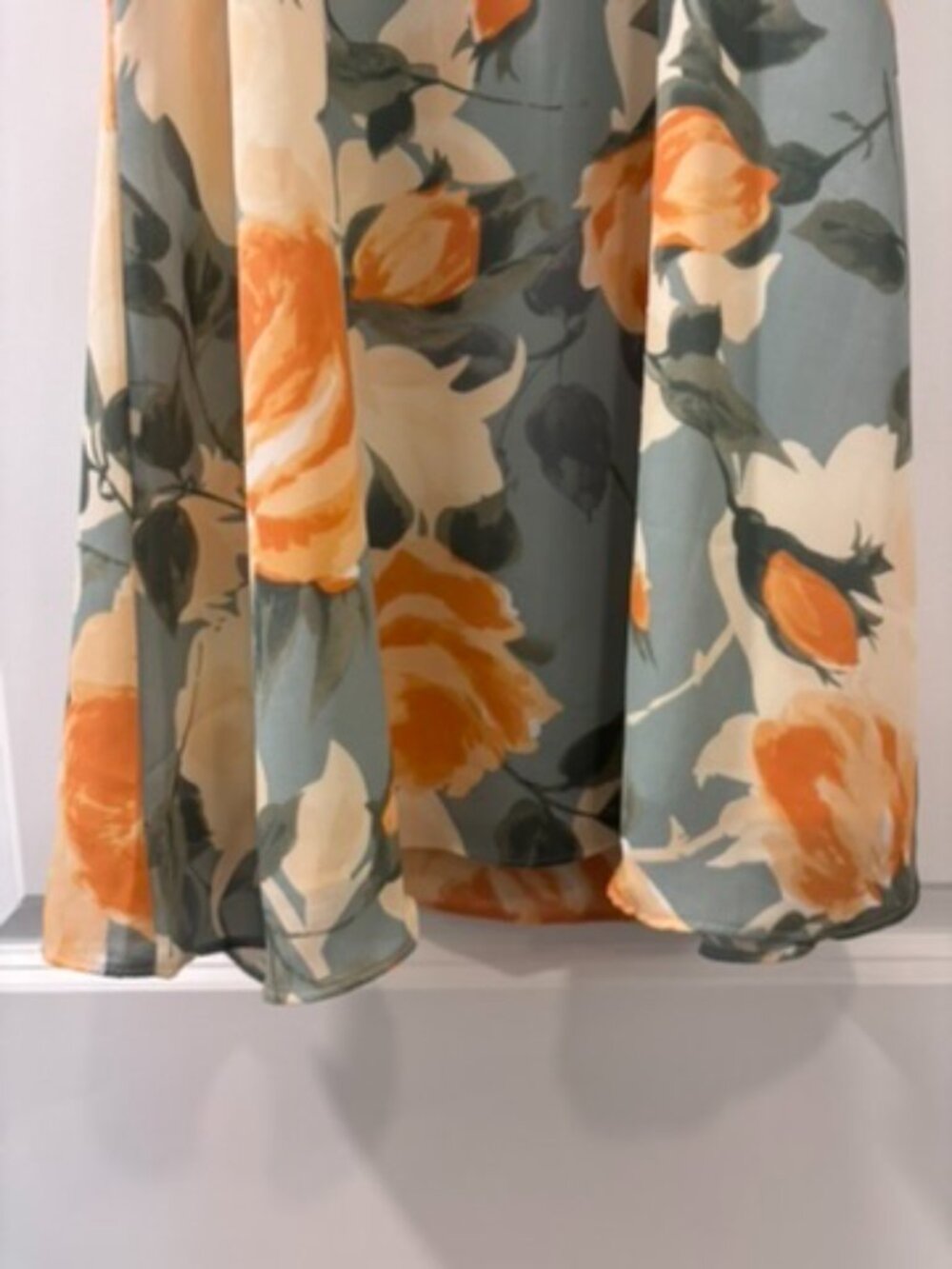 Lulus Part of Your World Dusty Sage Floral Print Swing Dress - Picture 7 of 13